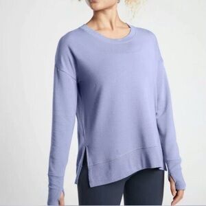 Athleta Coaster Luxe Sweatshirt- Light Purple